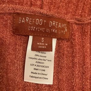 BAREFOOT DREAMS HOODIE CARDIGAN SIZE SMALL